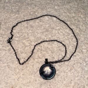 Black Pendant Necklace